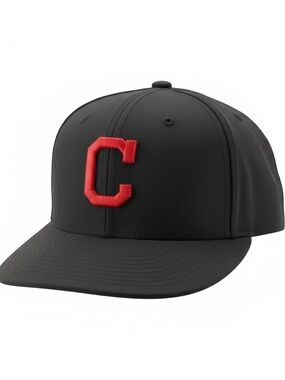 Cleveland Guardians Baseball Cap with Red 'C' Logo - Men's Hat